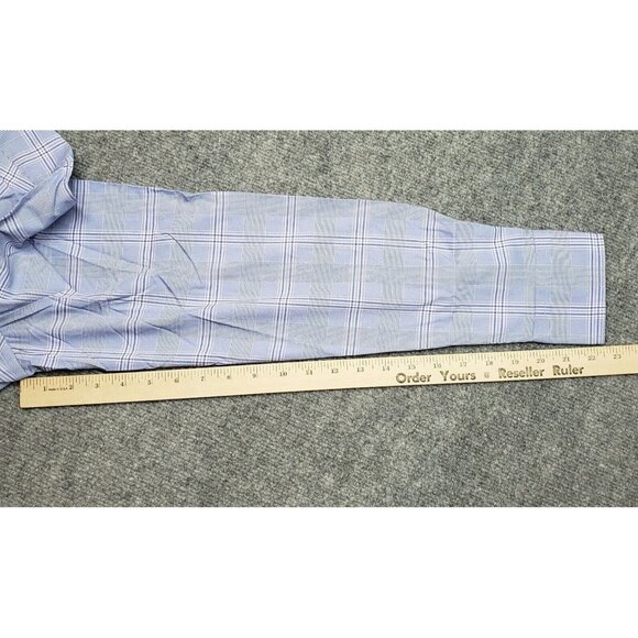 UNTUCKit Billsboro Shirt Mens LT Slim Fit Purple Blue Button Up Long Sleeve New - Picture 9 of 10